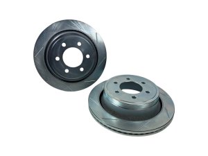 Toyota Tacoma Brake Rotors (2) - Rear - Baer Brakes - Claw Performance, Slot/Zinc - `24-`25